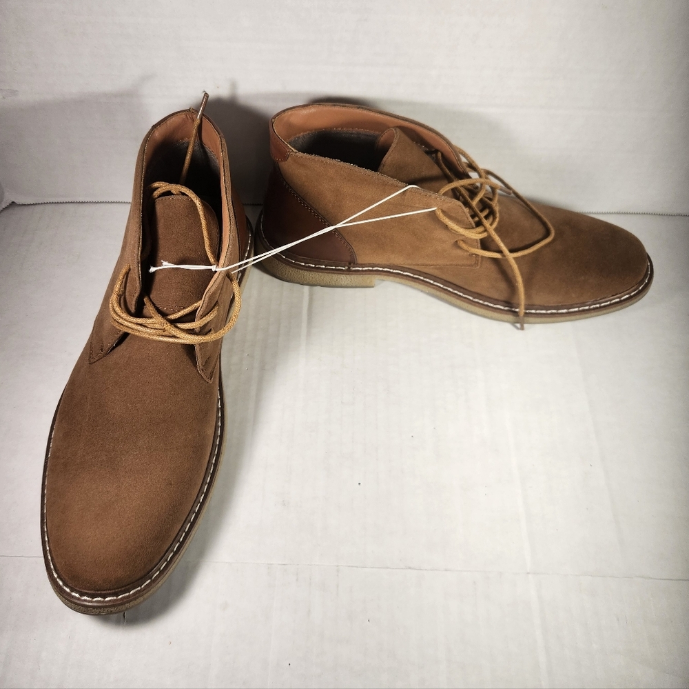 NWOT Men's Vance Co. Suede & Leather Chukka Boot - Picture 4 of 7
